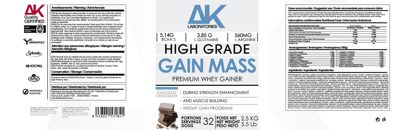 GAIN MASS AK ™