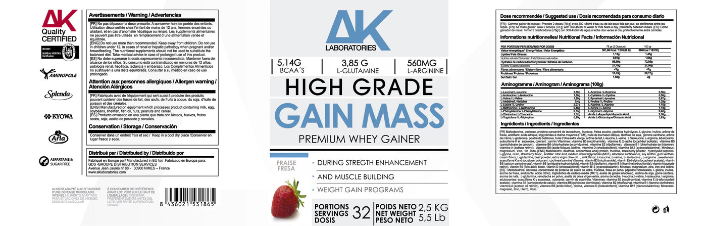 GAIN MASS AK ™